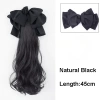 Tóc giả đuôi ngựa dài 40cm sóng xoăn, nơ và kẹp nữ - Giá chỉ 71.000đ 9