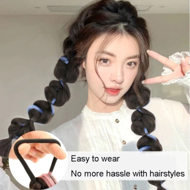 Tóc giả Hàn Quốc Light Lọn Gẩy - phù hợp nhiều tóc, nữ & bé gái, 32.000₫