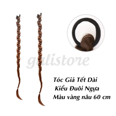 Tóc Giả Tết Dài 70cm 60cm Thắt Bím Bện Kiểu Đuôi Ngựa Giá 1 Bên 49k Galistore 5 Tóc Giả Tết Dài 70cm 60cm Thắt Bím Bện Kiểu Đuôi Ngựa Giá 1 Bên 49k Galistore 5