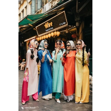 Tóc Giả Tết Đuôi Ngựa Dài - Cổ Trang Áo Dài, Giá 49k chỉ tại Qiqishop 9