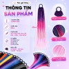 Tóc giả thắt bính Koty đa màu sắc, tết bím thời trang cho nữ - giảm còn 35.000đ 3