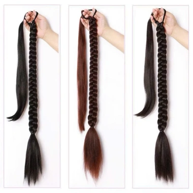 Tóc giả thắt bính sẵn 4x65cm bính to dày - Giá chỉ 99.000đ, giảm tới 20% Tóc giả thắt bính sẵn 4x65cm bính to dày - Giá chỉ 99.000đ, giảm tới 20%