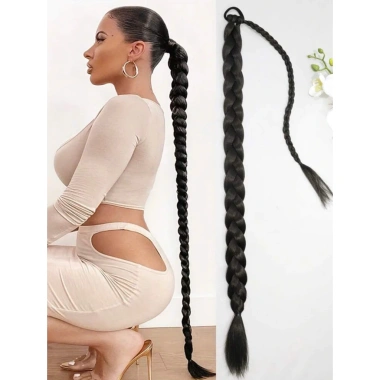 Tóc giả thắt bính sẵn 4x65cm bính to dày - Giá chỉ 99.000đ, giảm tới 20%