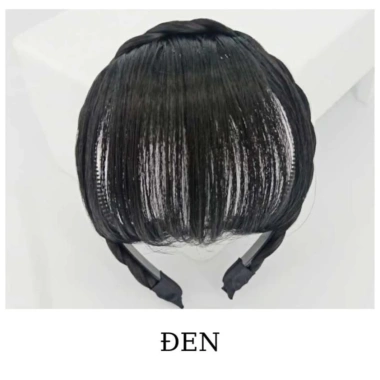 Tóc mái giả MA04 kèm băng đô tết tóc - Nữ đẹp đáng yêu, giảm còn 54.000₫