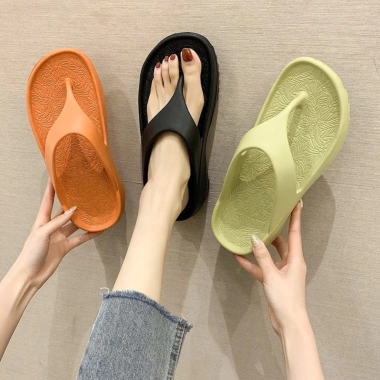 Tông Xỏ Ngón Nam Nữ 4cm Chạy Bộ Chiếc Lá QIAOYILUO Đế Chống Trơn Trượt 35-44 Giá 79,000₫ 9