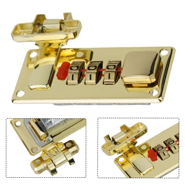 Top 1 Bộ Khóa Kết Hợp 65x29mm Gỗ Cố Định Cho Vali Giá ưu đãi 36.526 VND