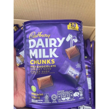 Top Date Tháng 01/2.027 Socola Cadbury Dairy Milk 81g 18 viên 4,5g Vị Sữa Hàng Anh Quốc Giá chỉ 56.693 VND