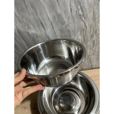 Top Value Combo 2 Chậu Inox 24cm HTD57 - Rửa Rau Tiện Lợi, Giá 53.655₫