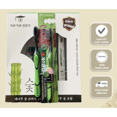 Top Value Hộp 30 cây Bàn chải OBok+ Mẫu Than tre HQ - Giá 94.500đ, răng sạch