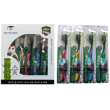 Top Value Hộp 30 cây Bàn chải OBok+ Mẫu Than tre HQ - Giá 94.500đ, răng sạch 2 Top Value Hộp 30 cây Bàn chải OBok+ Mẫu Than tre HQ - Giá 94.500đ, răng sạch 2