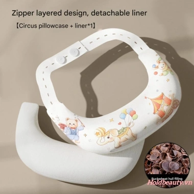 Torticollis Corrector Gối Hỗ Trợ Cổ Sơ Sinh Điều Chỉnh, Đệm Mềm, Dễ Mang Khi Du Lịch - Giá Ưu Đãi 108.000₫