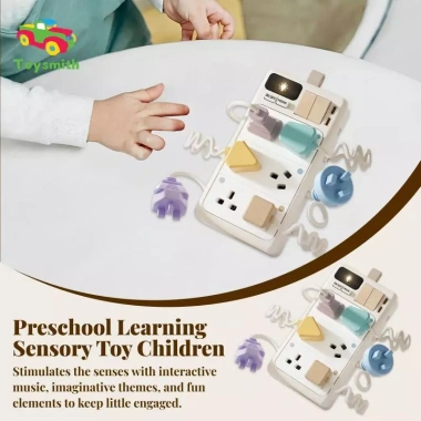 Toysmith Đồ Chơi Cắm Ổ Cắm - Phát Triển Kỹ Năng Vận Động, Học Tập cho Trẻ 6 Tháng+