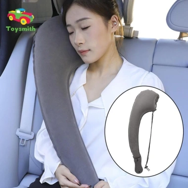 Toysmith Gối cổ bơm hơi gập gọn, hỗ trợ ngủ dài trên máy bay - Giá 108.000₫