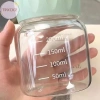 Tpxckz Cốc Thủy Tinh Borosilicate 200ml Cao Trong Suốt, Có Cân, Hộp Du Lịch, Quà Tặng VN 3