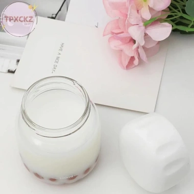 Tpxckz Cốc Thủy Tinh Borosilicate 200ml Cao Trong Suốt, Có Cân, Hộp Du Lịch, Quà Tặng VN 7