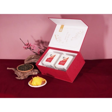 Trà Oolong Quà Tặng Cao Cấp 2 Hộp Thiếc 125g Đặc Sản Bảo Lộc - 589.000₫