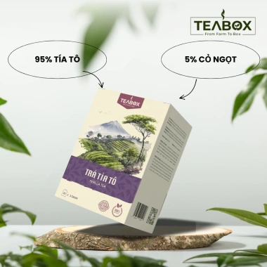 Trà Tía Tô giảm gout, giảm đau xương khớp - Hộp 30 túi 3g TEABOX - Chỉ 39.000 VND 8