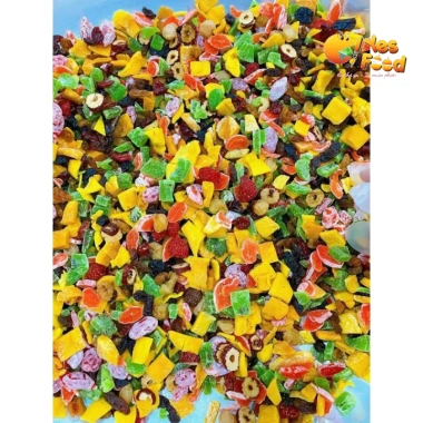 Trái cây sấy dẻo mix vị 1kg - Giá sỉ 67.000đ, ngon, ăn vặt - Iyesfood