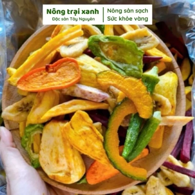 Trái cây sấy thập cẩm 1-5kg không đường, giòn ngon - Siêu hời Nông Trại Xanh 315.560₫ 4 Trái cây sấy thập cẩm 1-5kg không đường, giòn ngon - Siêu hời Nông Trại Xanh 315.560₫ 4