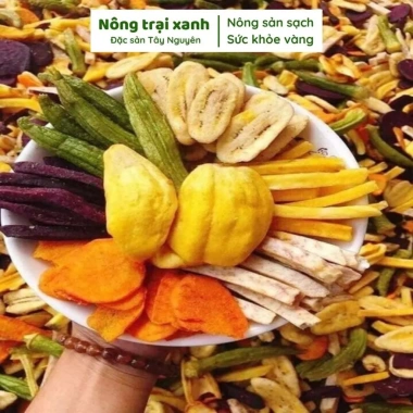Trái cây sấy thập cẩm 1-5kg không đường, giòn ngon - Siêu hời Nông Trại Xanh 315.560₫ 6 Trái cây sấy thập cẩm 1-5kg không đường, giòn ngon - Siêu hời Nông Trại Xanh 315.560₫ 6
