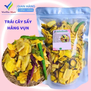 Trái Cây Sấy Thập Cẩm Hàng Vụn Viettin Mart 500g Giảm Giá Đặc Biệt 36.300 VND