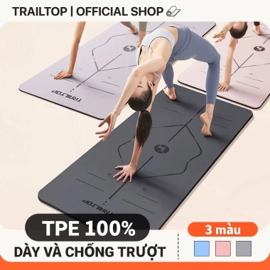 Trailtop Thảm Yoga & Gym Cao Su Non TPE 6-8mm Dày 6mm Giá 115k - Chất Lượng Cao