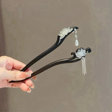 Trâm cài tóc hoa sen cổ Mộc Thiên An - Thanh lịch, sang trọng, giảm giá 39k, giá siêu ưu đãi