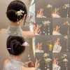 Trâm Cài Tóc Nữ Vintage Hoa Tua Rua Sang Trọng - Giá chỉ 8.750₫ 9
