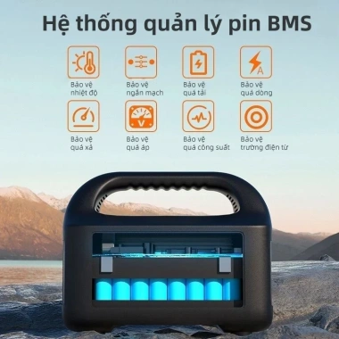 Trạm sạc dự phòng 220V 150W đa năng, dung lượng lớn, phù hợp cắm trại, dã ngoại - Giá ưu đãi 1,390,000 VNĐ 2