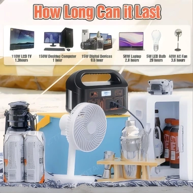 Trạm sạc dự phòng 220V 150W đa năng, dung lượng lớn, phù hợp cắm trại, dã ngoại - Giá ưu đãi 1,390,000 VNĐ 6