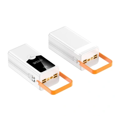 Trạm sạc dự phòng 80.000mAh nhanh kèm 4 dây, đèn LED và màn LED - PKMALL 6