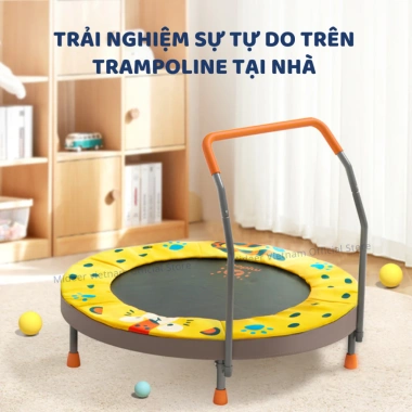 Trampoline gấp gọn Mideer Kids cho bé - Nhún nhà an toàn, dễ lắp, giá 1.989.000 VND