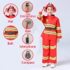 Trang phục lính cứu hỏa cho trẻ em - Xe cứu hỏa, dành cho bé trai, bé gái, đồng phục 4