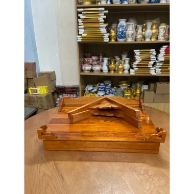 Trang thờ treo tường gỗ xoan đào - Thờ Phật, bà gia, ông táo, Sơn PU cao cấp, chỉ 98.010 VND 3 Trang thờ treo tường gỗ xoan đào - Thờ Phật, bà gia, ông táo, Sơn PU cao cấp, chỉ 98.010 VND 3