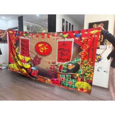 Trang Trí Nhà Cửa Tết 2.026 - Phông Nền Tết và Phụ Kiện Xuân TET01 KIM1 Giá 159k 7 Trang Trí Nhà Cửa Tết 2.026 - Phông Nền Tết và Phụ Kiện Xuân TET01 KIM1 Giá 159k 7