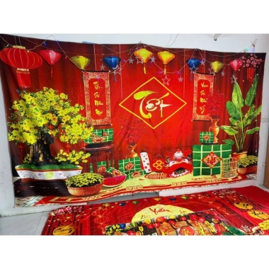 Trang Trí Nhà Cửa Tết 2.026 - Phông Nền Tết và Phụ Kiện Xuân TET01 KIM1 Giá 159k 9 Trang Trí Nhà Cửa Tết 2.026 - Phông Nền Tết và Phụ Kiện Xuân TET01 KIM1 Giá 159k 9