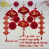 Trang Trí Tết 2.026 - Đồ Phụ Kiện Khánh Quạt, Ông Thần Tài Lắc, Quạt Hoa, Câu Đối Treo Kính 4