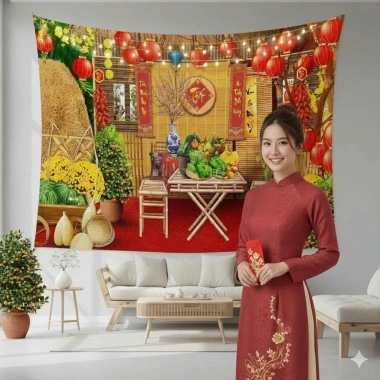 Trang Trí Tết An Khang Thịnh Vượng - Tranh Vải Treo Tường 6D Rõ Nét, Giá Ưu Đãi 65k 4 Trang Trí Tết An Khang Thịnh Vượng - Tranh Vải Treo Tường 6D Rõ Nét, Giá Ưu Đãi 65k 4