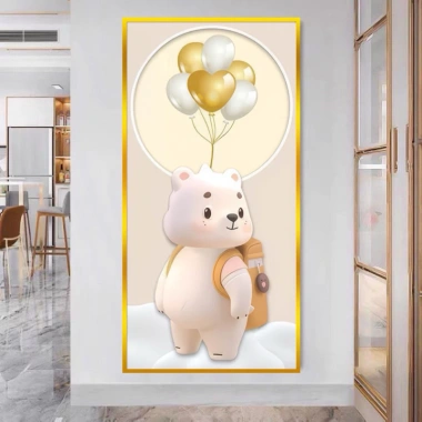 Tranh 3D dán tường trang trí phòng ngủ, phòng khách, quán café – keo dán sẵn, kích thước đa dạng, chỉ 42.000đ