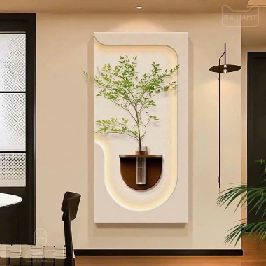 Tranh cắm hoa LED - Đèn trang trí spa, phòng khách, cửa hàng - Giá 475.000₫