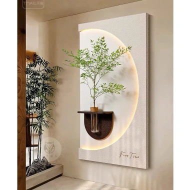 Tranh Decor Cao Cấp Cắm Bình Hoa Phòng Khách Đèn LED Giảm Giá Đến 550k