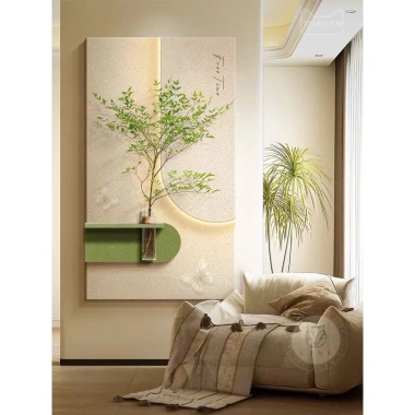 Tranh Decor Cao Cấp Cắm Bình Hoa Phòng Khách Đèn LED Giảm Giá Đến 550k