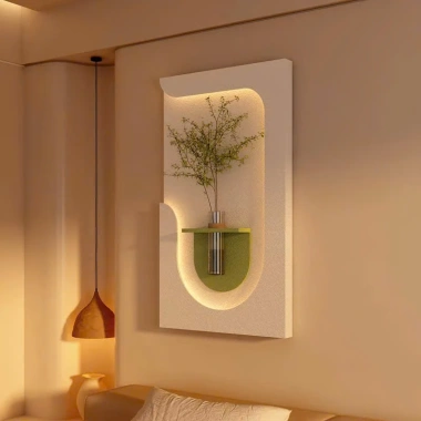 Tranh Decor Cao Cấp Cắm Bình Hoa Phòng Khách Đèn LED Giảm Giá Đến 550k