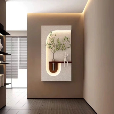 Tranh Decor Cao Cấp Cắm Bình Hoa Phòng Khách Đèn LED Giảm Giá Đến 550k