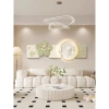 Tranh đồng hồ đèn LED trang trí phòng khách - Treo sau sofa, quán spa, còn 882k 4