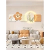 Tranh đồng hồ đèn LED trang trí phòng khách - Treo sau sofa, quán spa, còn 882k 8