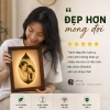 Tranh lá khắc hình theo yêu cầu, quà tặng cưới, sinh nhật bạn trai và bạn gái, giá 80.000 VND 9