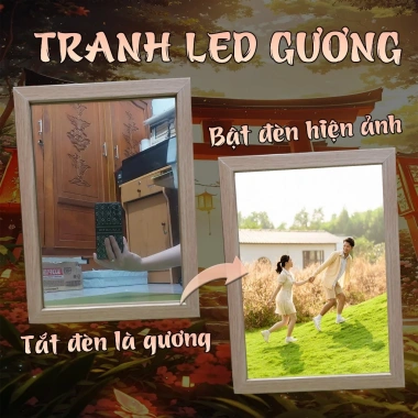 Tranh LED gương phát sáng - Quà tặng hot trend ý nghĩa, thiết kế theo yêu cầu, giá 160.000₫ 2 Tranh LED gương phát sáng - Quà tặng hot trend ý nghĩa, thiết kế theo yêu cầu, giá 160.000₫ 2