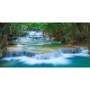 Tranh phong cảnh HD núi xanh và nước trong không khung canvas tường phòng khách 5