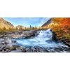 Tranh phong cảnh HD núi xanh và nước trong không khung canvas tường phòng khách 10